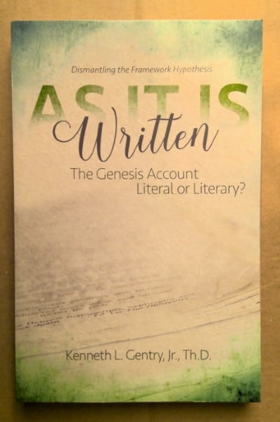 As It Is Written: The Genesis Account Literal or Literary? by Kenneth L. Gentry Jr for sale