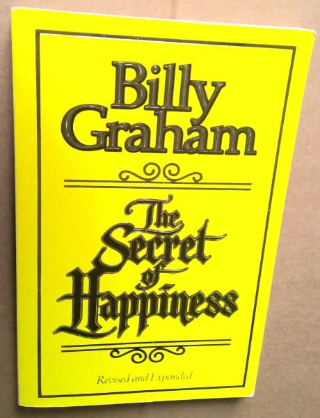 The Secret of Happiness by Billy Graham for sale on Hein Ventures' Bookstore online and near Grande Prairie, Alberta