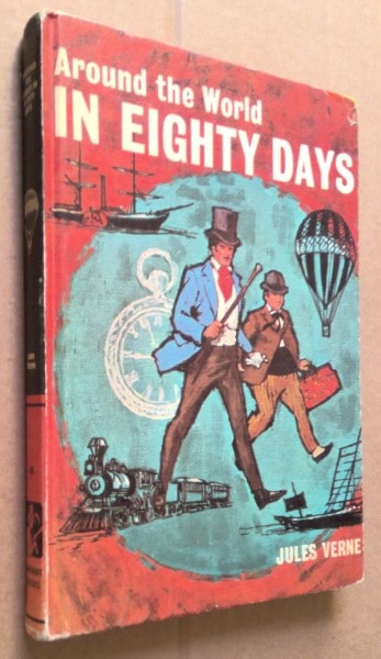 1976 Around the World in Eighty Days by Jules Verne for sale on Hein Ventures' Bookshop near Grande Prairie, Alberta