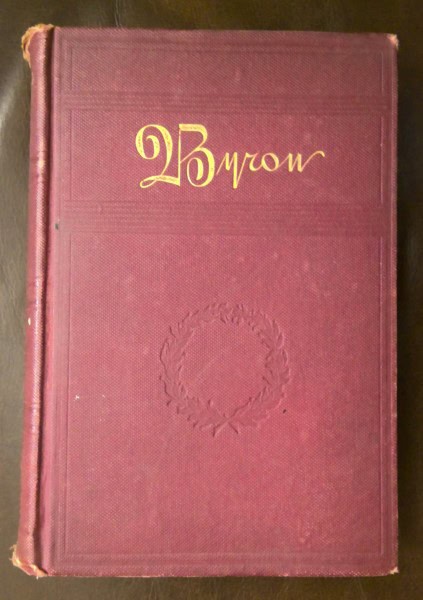 The Poems and Dramas of Lord Byron Antique Hardcover for sale