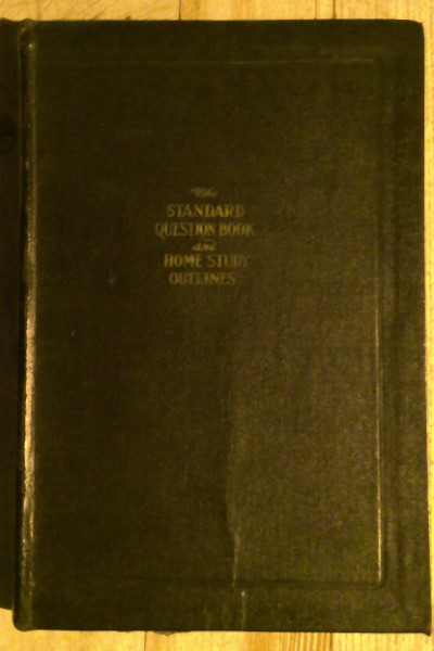 The Standard Question Book and Home Study Outlines - 1914 for sale