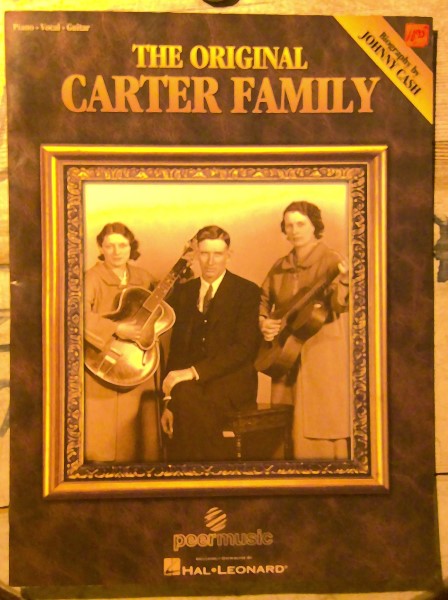 The Original Carter Family Piano, Vocal, and Guitar Hal Leonard Music Book for sale