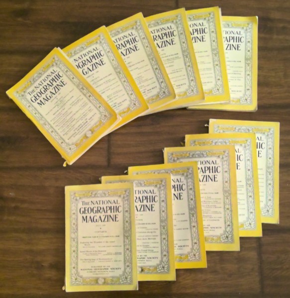 1929 National Geographic Complete Set (12 Issues) for sale