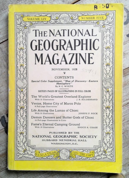 November 1928 National Geographic (Volume LIV Number 5) for sale