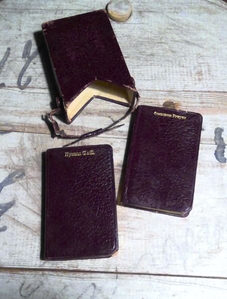 Antique Church of England Book of Common Prayer and Hymns Set in Carry Case for sale