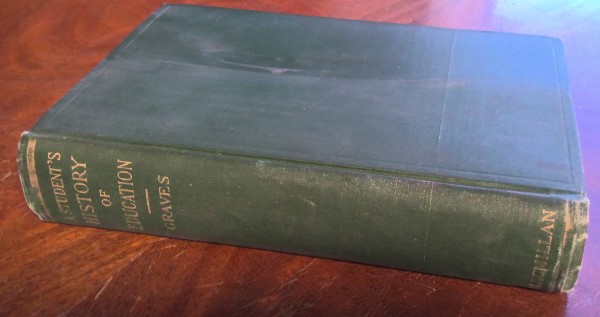 A Student's History of Education by Frank Pierrepont Graves for sale