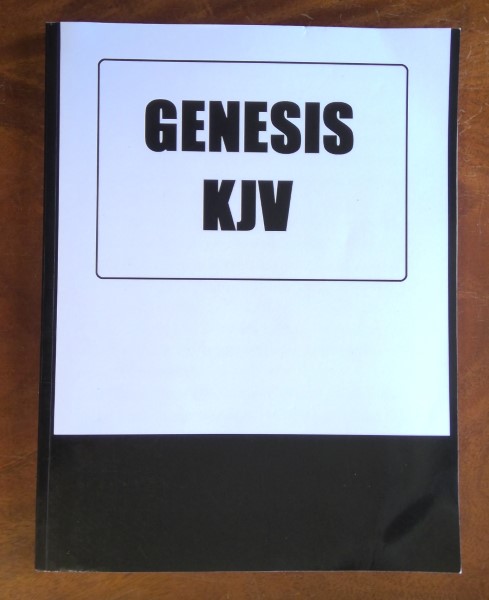 Genesis: Jumbo Font Size for sale