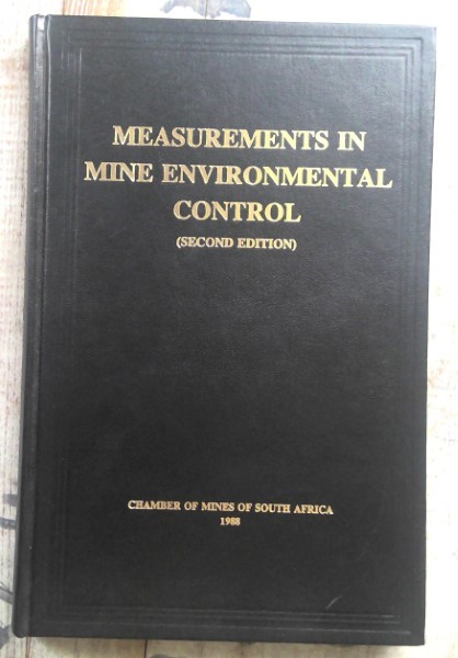 Measurements in Mine Environmental Control Second Edition for sale