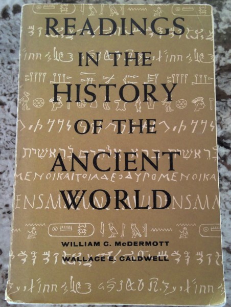 Readings in the History of the Ancient World by McDermott and Caldwell for sale on bookshop.heinventures.ca