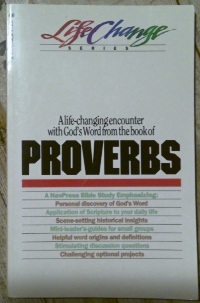 Life Change Series: A Life Changing Encounter with God's Word from the book of Proverbs for sale