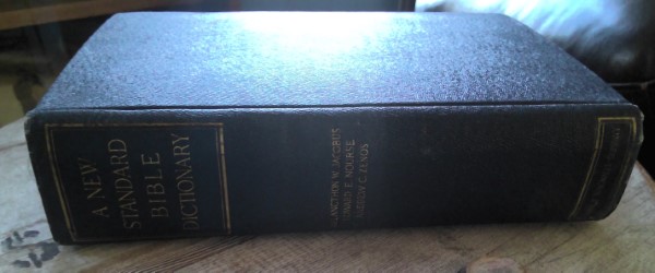 A New Standard Bible Dictionary 1926 Funk & Wagnalls Hardcover for sale