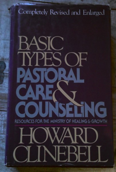 Basic Types of Pastoral Care & Counceling by Howard Clinebell for sale