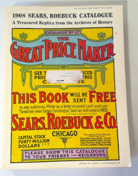 1908 Sears, Roebuck Catalogue: A Treasured Replica from the Archives of History for sale