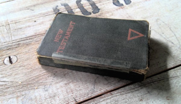 World War 1 1918 YMCA Pocket New Testament Bible (Military Issue) for sale