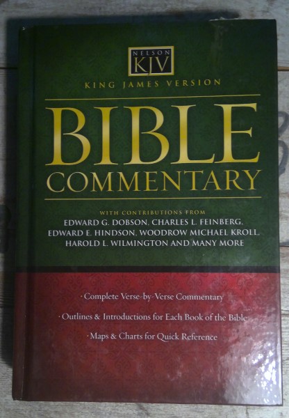 Nelson King James Version Bible Commentary for sale