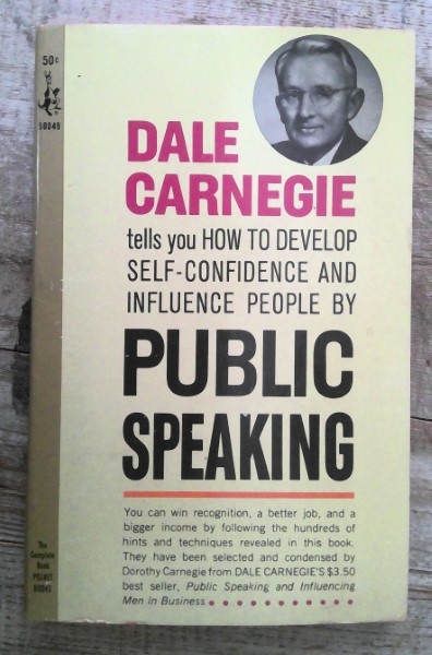 Dale Carnegie tells you how to Develop Self Confidence and Influence People by Public Speaking for sale