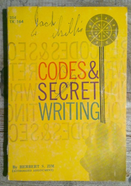 Codes & Secret Writing by Herbert S. Zim for sale