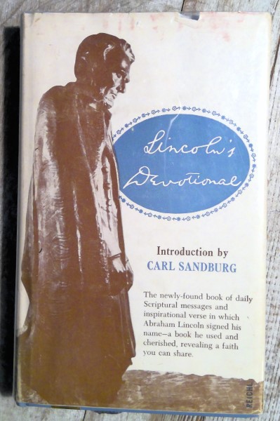 Lincoln's Devotional by Abraham Lincoln & Carl Sandburg for sale