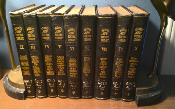 Audels New Electric Library by Frank D. Graham Vol. 2-10 for sale