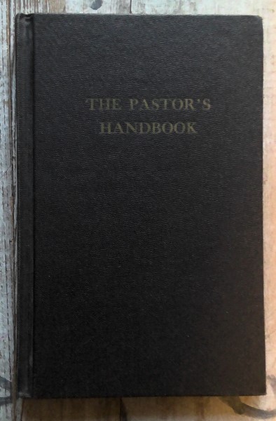 The Pastor's Handbook - 1958 Christian Publishing for sale