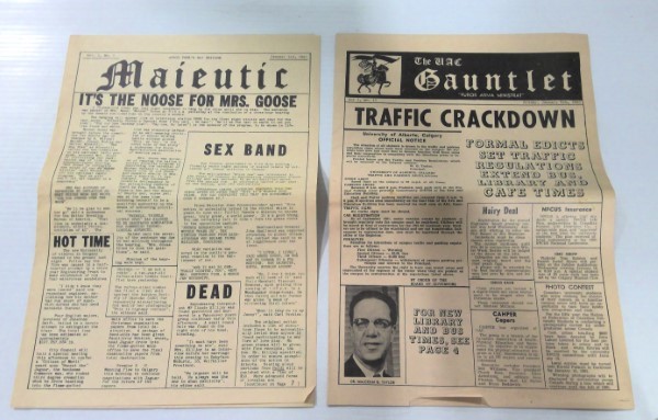 Vintage University of Calgary The Gauntlet January 1961 Editions - Original for sale