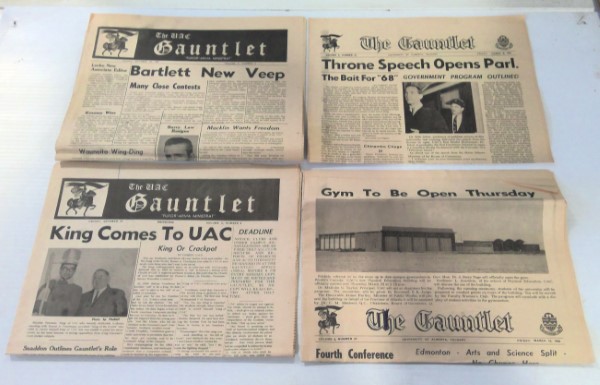 Vintage University of Calgary The Gauntlet Vol 2 #5 23 24 & 26 1961-1962 for sale