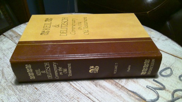 Keil & Delitzch Commentary on the Old Testament - Vol. 5 Psalms for sale