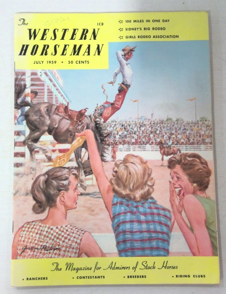 The Western Horseman Magazine – July 1959 for sale