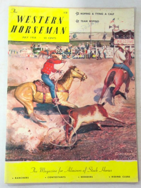 The Western Horseman Magazine – July 1958 for sale