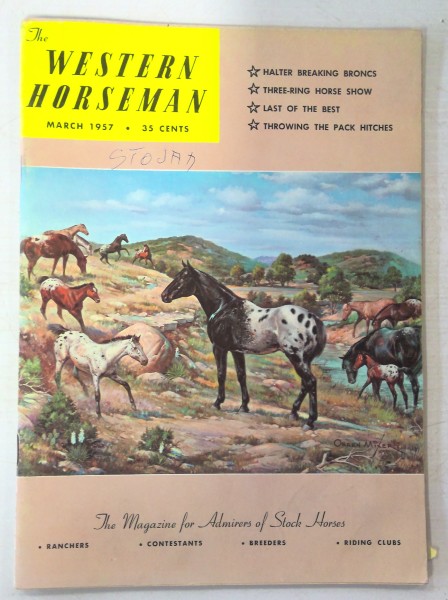 The Western Horseman Magazine – March 1957 for sale