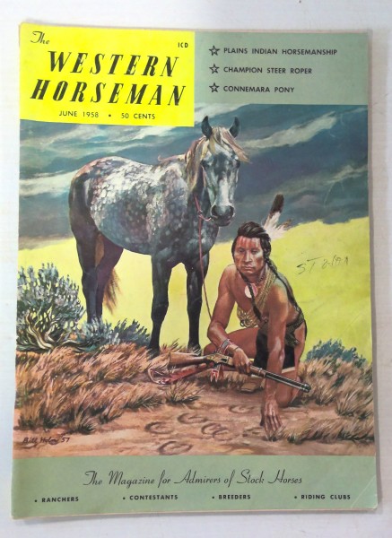 The Western Horseman Magazine – June 1958 for sale