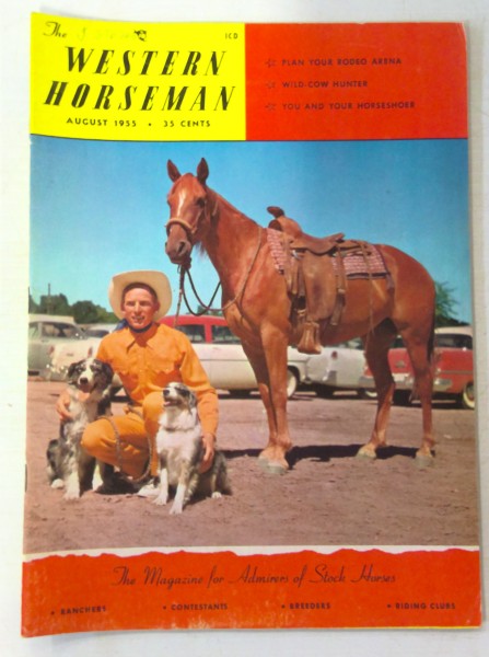 The Western Horseman Magazine – August 1955 for sale