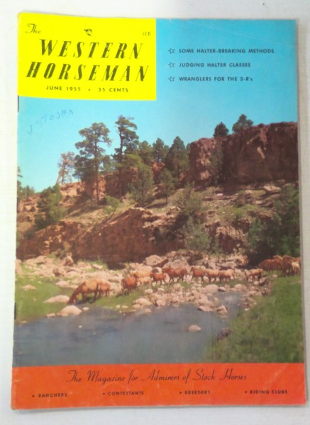 The Western Horseman Magazine – June 1955 for sale