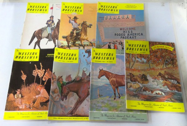 The Western Horseman Magazine – Lot of 7 1962 for sale
