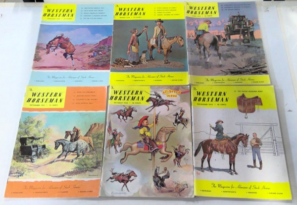 The Western Horseman Magazine – Lot of 6 1963-1964 for sale
