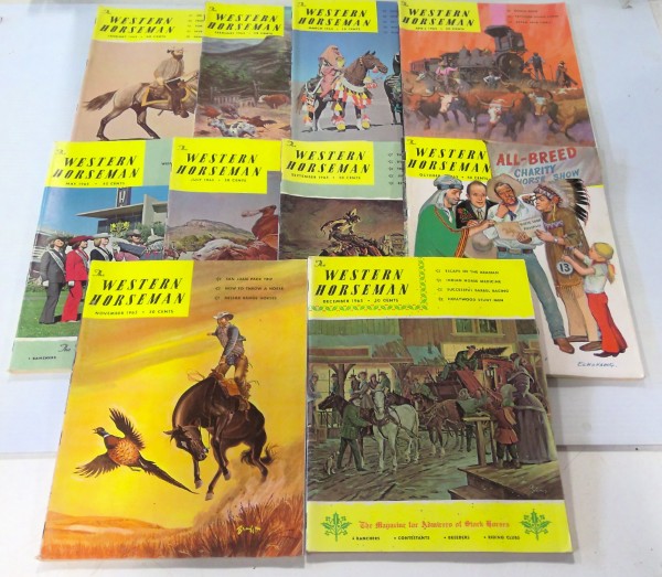 The Western Horseman Magazine – Lot of 10 1965 for sale